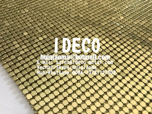 Скатерти металлические, бегуны таблицы сетки металла, алюминиевая ткань ткани Sequin, экраны Shimmer