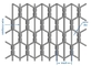 Ткань из шестиугольной сетки покрытия труб, ткань из шестиугольной сетки из проволочной сетки, усиление шестиугольной сетки покрытия труб